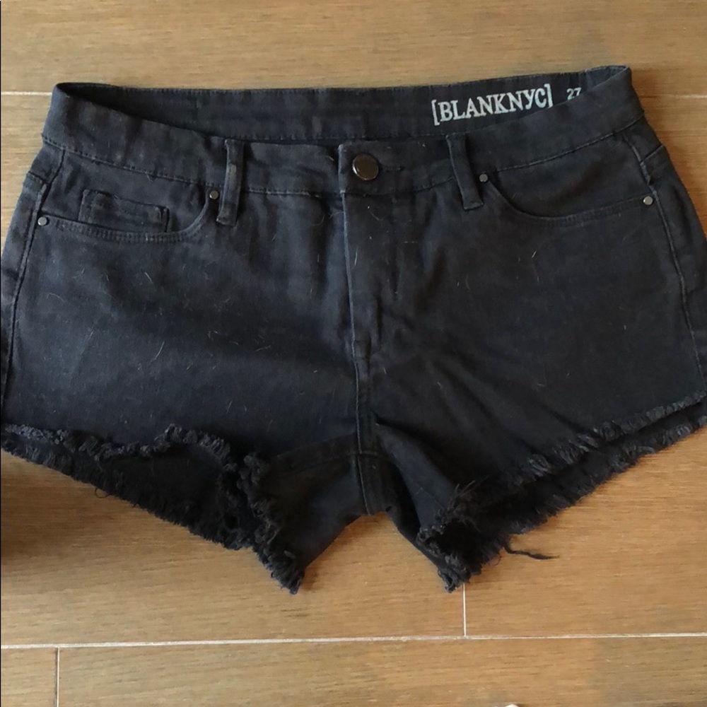 BlankNYC black jean shorts